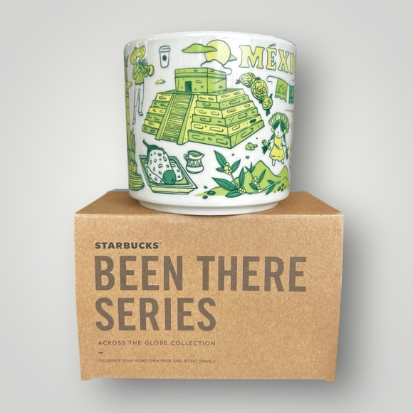 Hola! MEXICO Starbucks Green Collectible Souvenir 14oz Coffee Mug Cup New - Picture 2 of 12